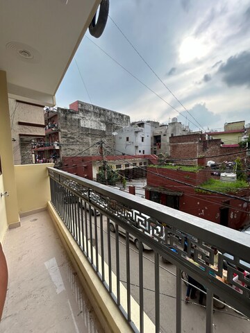 Balcony in 3 BHK Builder Floor at Paryavaran Complex – for Rent