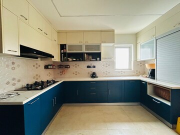 Kitchen in 3 BHK Apartment at Rajapushpa Provincia, Narsingi – for Rent