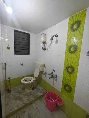 Bathroom in 2 BHK Apartment at Meridian Apartment, Nerul Sector 6 – for Rent