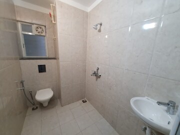 Bathroom in 3 BHK Apartment at Rajapushpa Provincia, Narsingi – for Rent