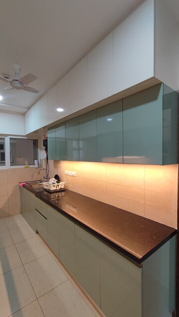 Kitchen in 3 BHK Apartment at Rajapushpa Provincia, Narsingi – for Rent