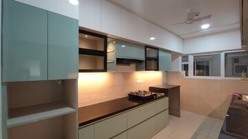 Kitchen in 3 BHK Apartment at Rajapushpa Provincia, Narsingi – for Rent