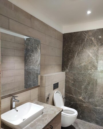Bathroom in 3 BHK Apartment at Rajapushpa Provincia, Narsingi – for Rent