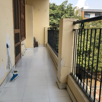Balcony in 1.5 BHK Villa at Sector 21 – for Rent