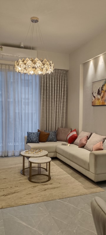 Living Room in 3 BHK Builder Floor at M3M Antalya Hills, Sector 79 – for Sale