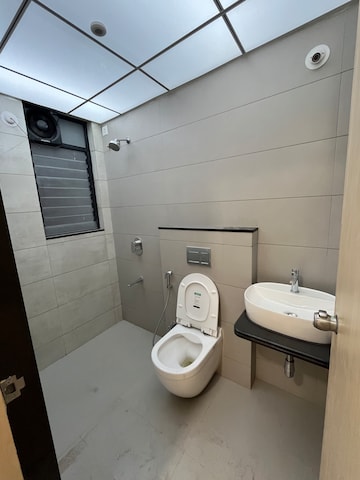 Bathroom in 2 BHK Apartment at Rama Metro Life, Tathawade – for Rent