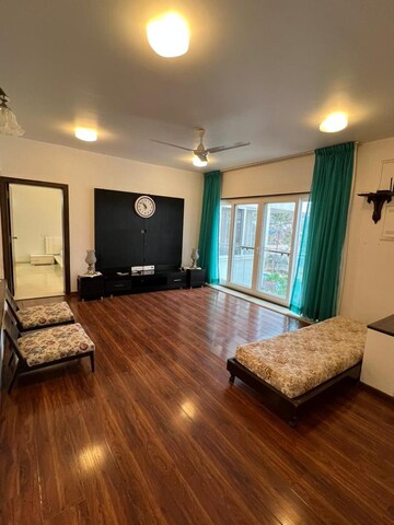 Living Room in 3 BHK Apartment at Shapoorji Pallonji Vanaha Springs, Bavdhan – for Rent