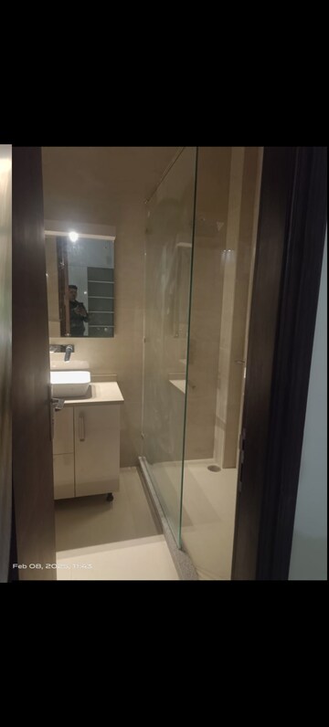 Bathroom in 3 BHK Builder Floor at Shivalik Colony – for Rent