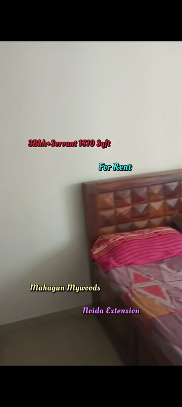 Bedroom in 3.5 BHK Apartment at Sector 16c Greater Noida – for Rent