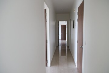 Building Lobby in 3 BHK Apartment at LnT Crescent Bay T5, Parel – for Rent