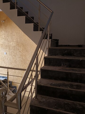 Staircase in 3 BHK Independent House at Dhakoli Village – for Sale