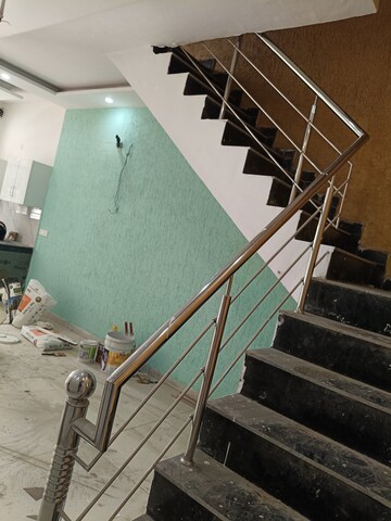 Staircase in 3 BHK Independent House at Dhakoli Village – for Sale