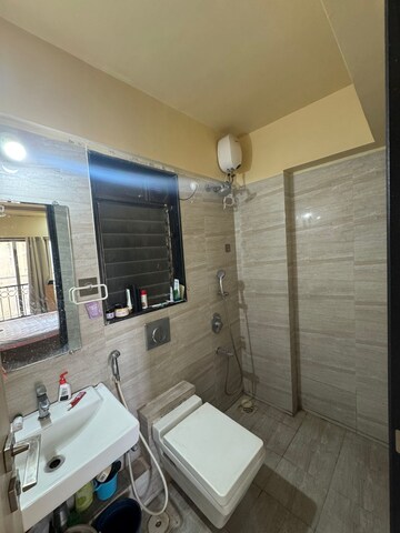 Bathroom in 2 BHK Apartment at Kanakia Spaces Sevens, Andheri East – for Rent