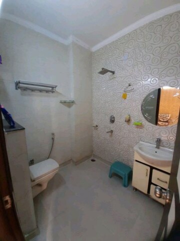 Bathroom in 2 BHK Independent House at Tihar Village – for Rent