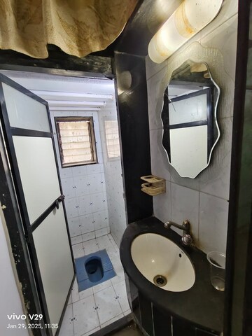 Bathroom in 1 BHK Apartment at Dombivli West – for Rent