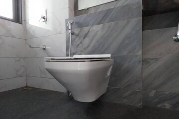 Bathroom in 2 BHK Apartment at Kalpataru The Sunrise, Kolshet Road – for Rent