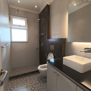 Kitchen in 4 BHK Builder Floor at Sushant Lok I – for Rent