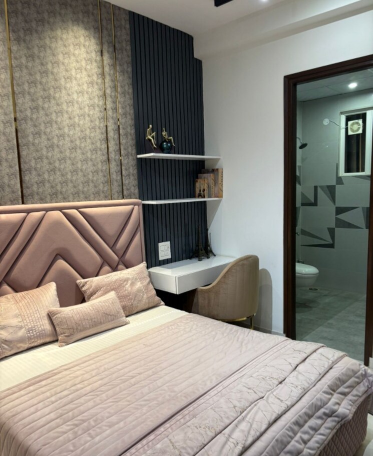 Bedroom, dhakoli village 3 Bedroom 1250 Sq.Ft. Builder Floor In Dhakoli Village Zirakpur 8208120