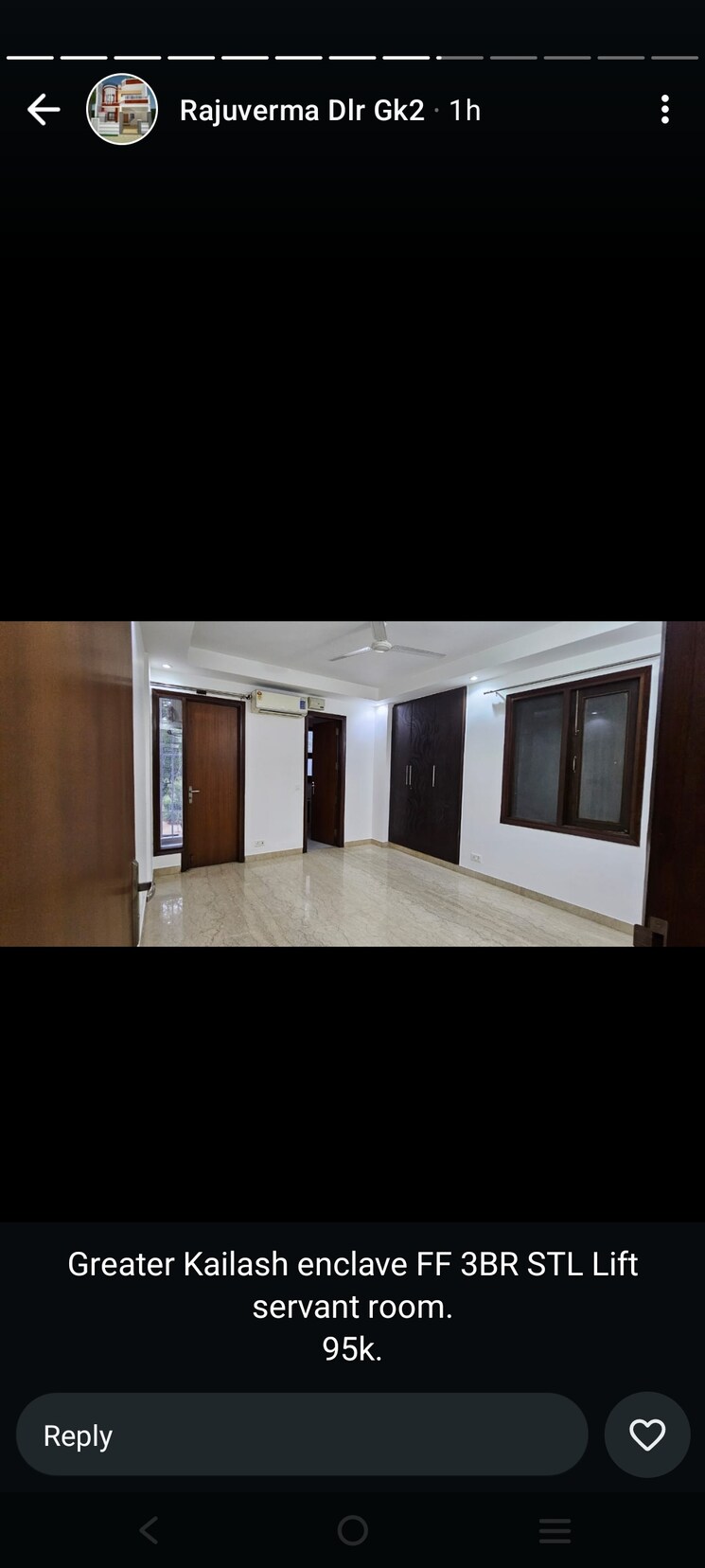 Room, greater kailash i 3 Bedroom 1800 Sq.Ft. Builder Floor In Greater Kailash I Delhi 8208122