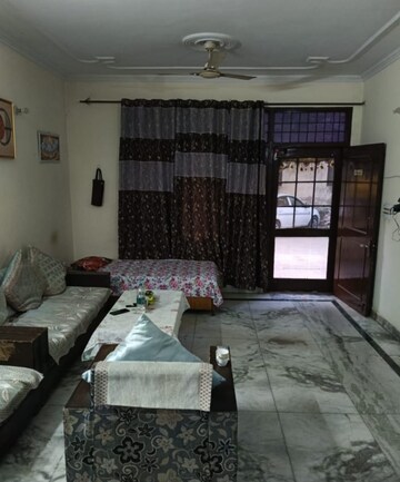 Living Room in 3 BHK Builder Floor at Dhakoli Village – for Sale
