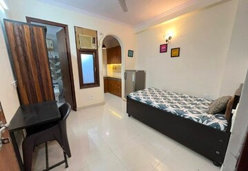 Living Room in 1 RK Builder Floor at Saket – for Rent