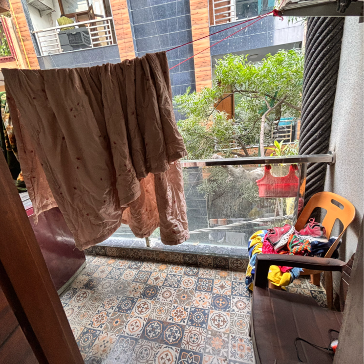 Balcony, malviya nagar 2 Bedroom 750 Sq.Ft. Builder Floor In Malviya Nagar Delhi 8208274