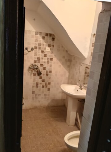Bathroom in 3 BHK Builder Floor at Dhakoli Village – for Sale