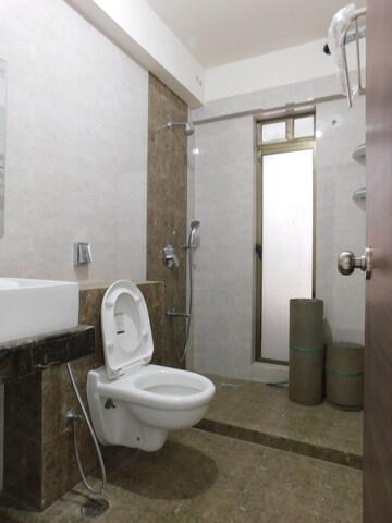 Bathroom in 3 BHK Apartment at Rajesh Raj Infinia, Malad West – for Rent