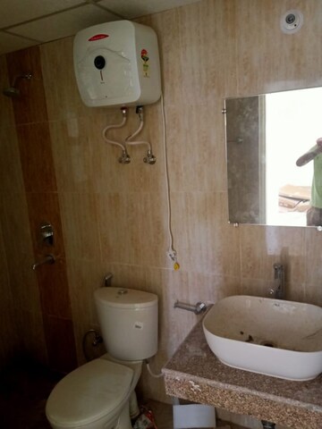 Bathroom in 3 BHK Apartment at Gomti Nagar – for Rent