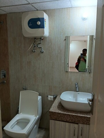 Bathroom in 3 BHK Apartment at Gomti Nagar – for Rent