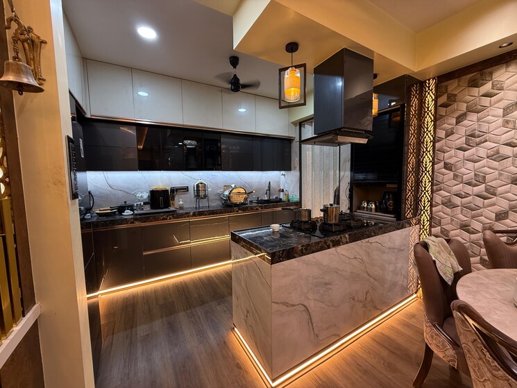 Kitchen, n-rose-northern-heights 3 Bedroom 1108 Sq.Ft. Apartment In Dahisar East Mumbai 8208355