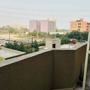 Balcony in 2 BHK Apartment at Pyramid Fusion Homes, Sector 70a – for Rent