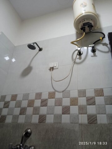 Bathroom in 1 RK Builder Floor at Shakti Khand – for Rent