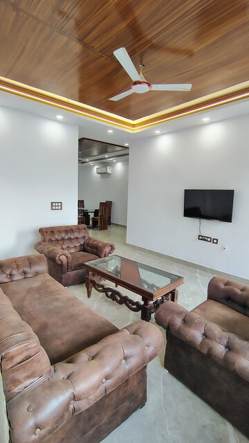 Living Room in 4 BHK Builder Floor at AEZ Aloha, Sector 57 – for Rent