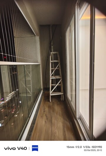 Balcony in 2 BHK Apartment at Ashar Axis, Majiwada – for Rent