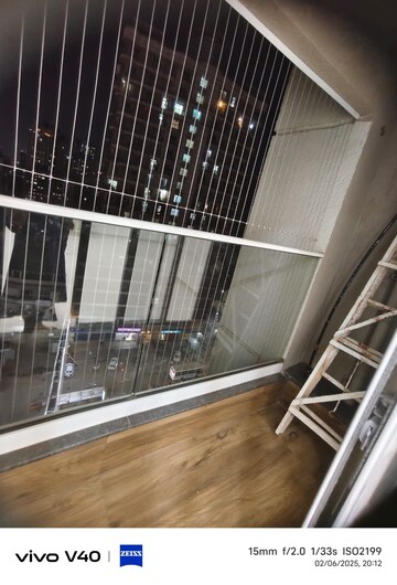 Balcony in 2 BHK Apartment at Ashar Axis, Majiwada – for Rent