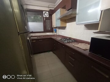 Kitchen in 3 BHK Builder Floor at Kailash Colony – for Rent