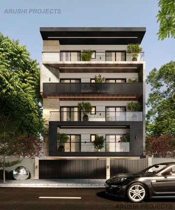 4 BHK Builder Floor – Exterior View View at Palam Vihar Residents Association, Palam Vihar - for Sale