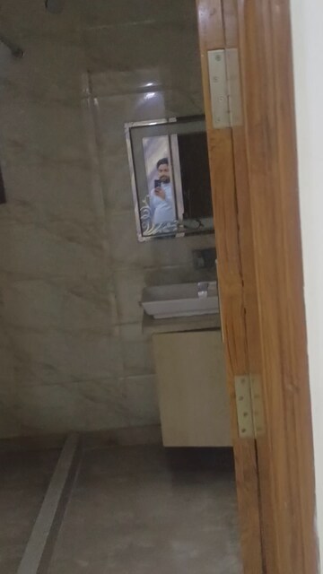 Bathroom in 3 BHK Builder Floor at New Rajinder Nagar – for Rent