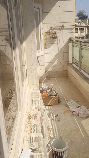 Balcony in 3 BHK Builder Floor at New Rajinder Nagar – for Rent