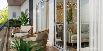 Balcony in 3 BHK Apartment at Godrej Zenith, Sector 89 – for Sale