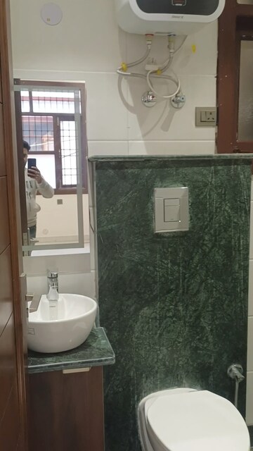 Bathroom in 3 BHK Builder Floor at Old Rajinder Nagar – for Sale