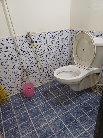 Bathroom in 1 BHK Apartment at Megh Malhar Co-op Housing Society, Ghansoli – for Rent