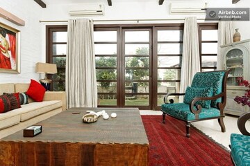 Living Room in 4 BHK Villa at Vipul Tatvam Villas, Sector 48 – for Rent