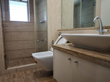 Bathroom in 3 BHK Apartment at Nibbana Apartments, Bandra West – for Rent