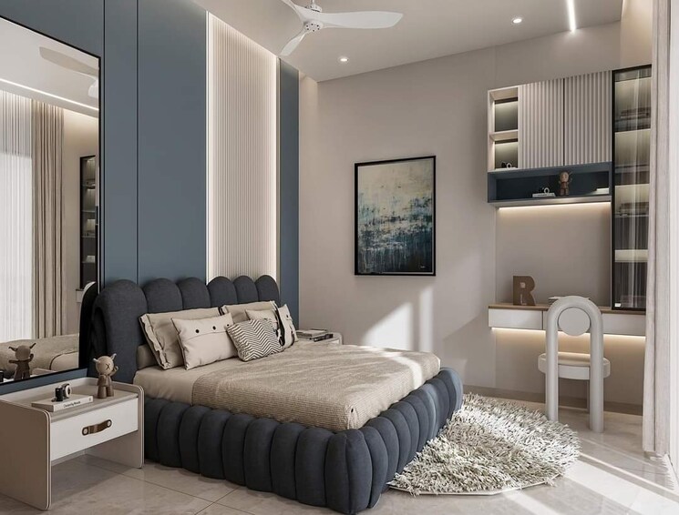 Bedroom, godrej-riverine 4 Bedroom 3500 Sq.Ft. Apartment In Sector 44 Noida 8209261