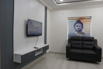 Living Room in 3 BHK Apartment at Raghavendra Arcade, Kondapur – for Rent