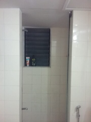 Bathroom in 1 BHK Apartment at Solitaire Malad West, Malad West – for Rent
