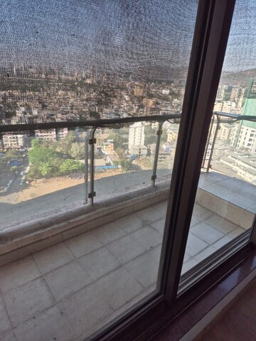 Balcony in 2 BHK Apartment at Sunshine Heights Ghasoli, Ghansoli – for Rent
