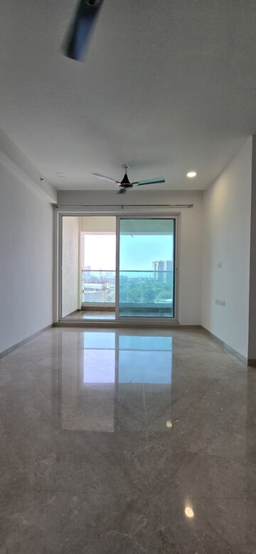 Living Room in 2 BHK Apartment at Aurum Q Residences, Ghansoli – for Rent